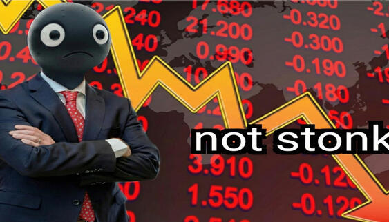 Not Stonks meme