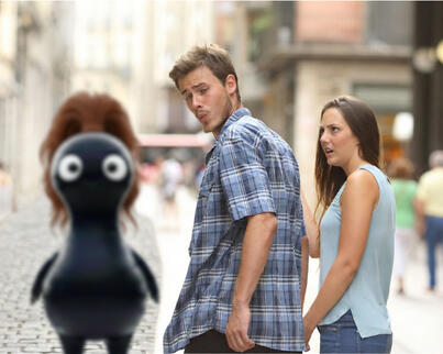 Distarcted Boyfriend meme